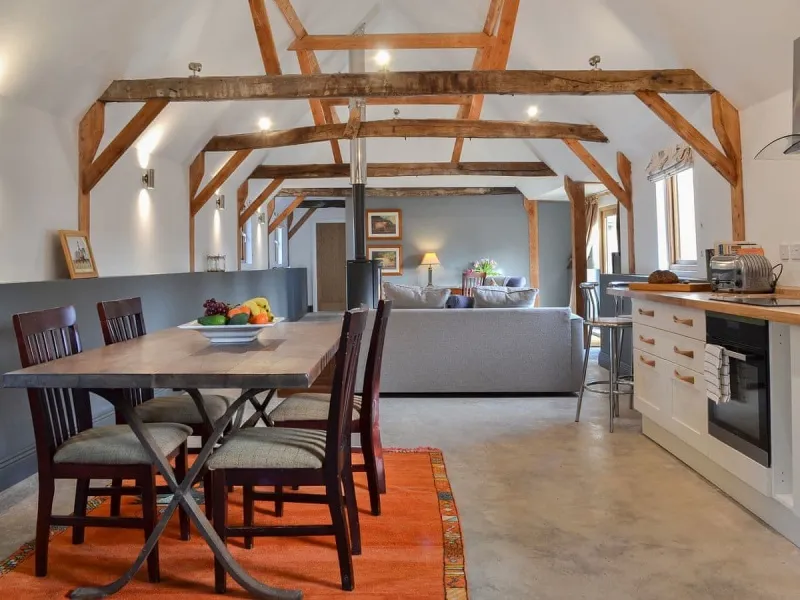 open plan dining area