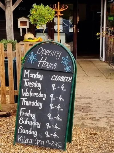 Potting Shed Cafe Opening Times