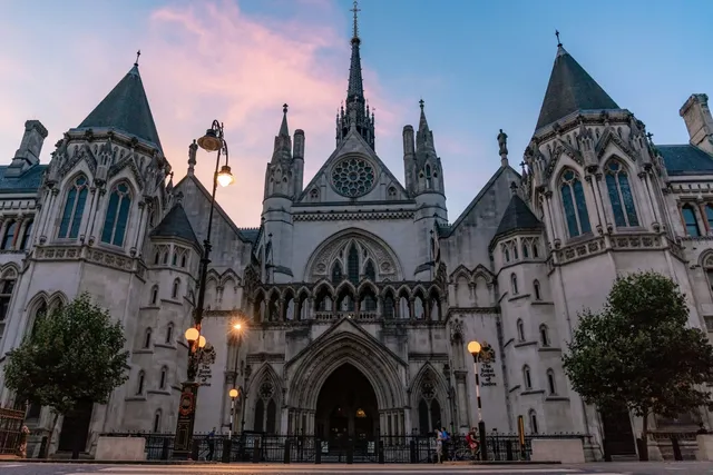 Exterior of a court building