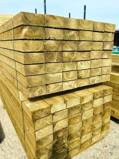 stack of cut timber