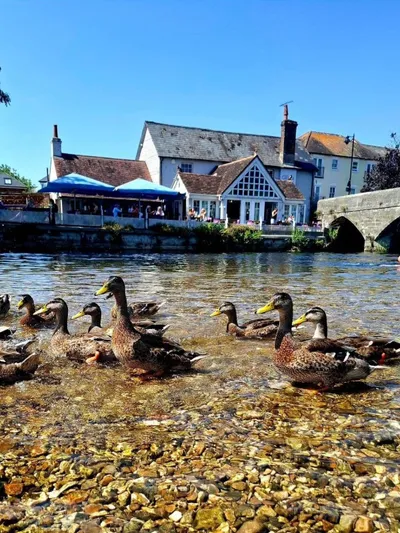 View of the George from across the river